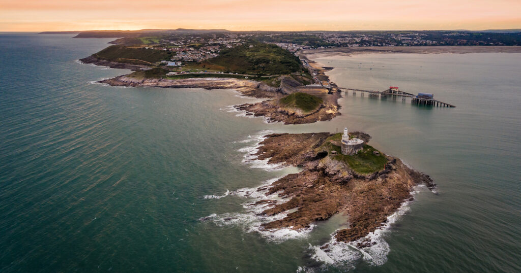 The Swansea coastline