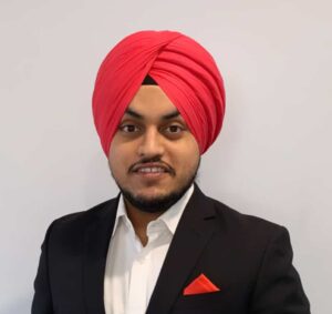 A photo of IAOI winner Gurpreet Singh Broca, who studied abroad in Canada.