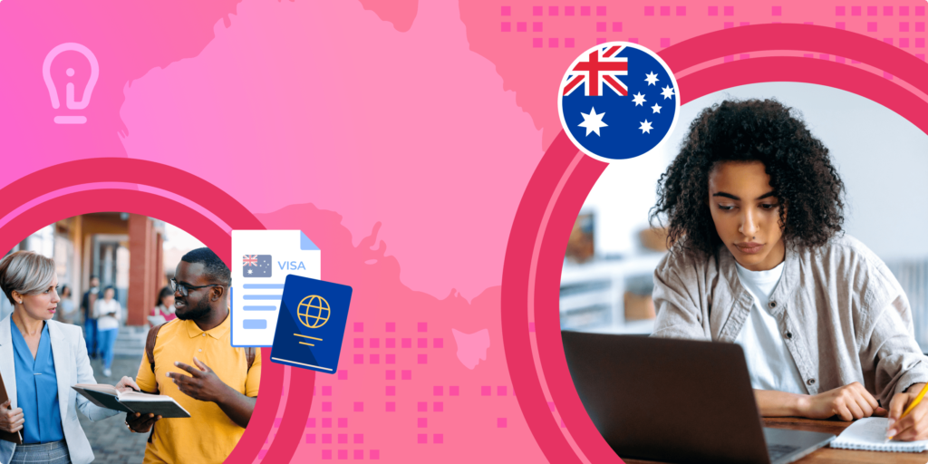 ApplyInsights banner featuring Australia iconography and photos of students